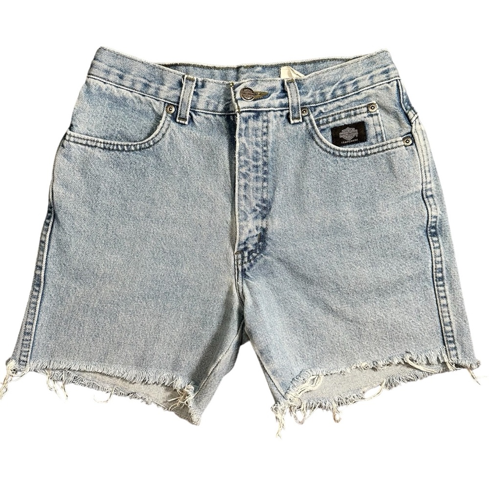 Harley-Davidson- American Vintage- Women's Y2K Cut-off denim shorts- Size 6